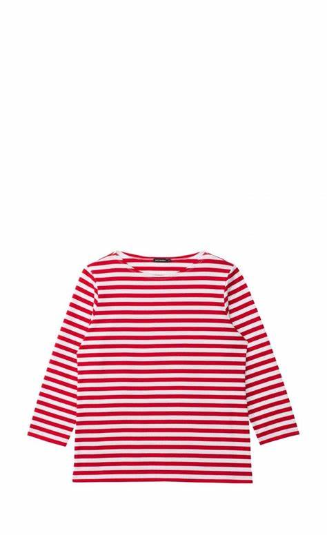Ilma T-shirt Red White Stripe