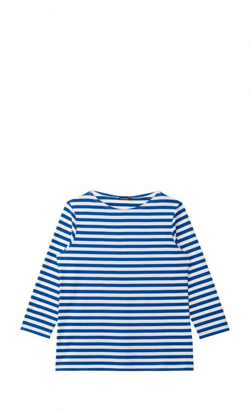 Ilma T-shirt Blue White Stripe