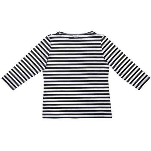 Ilma T-shirt Black White Stripe
