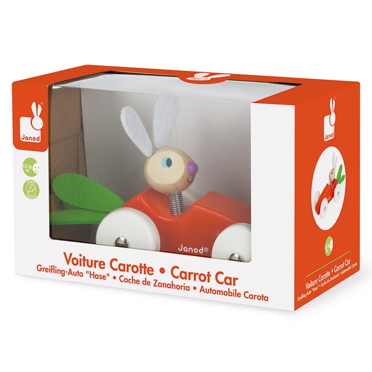 Janod Rabbit Carrot Car