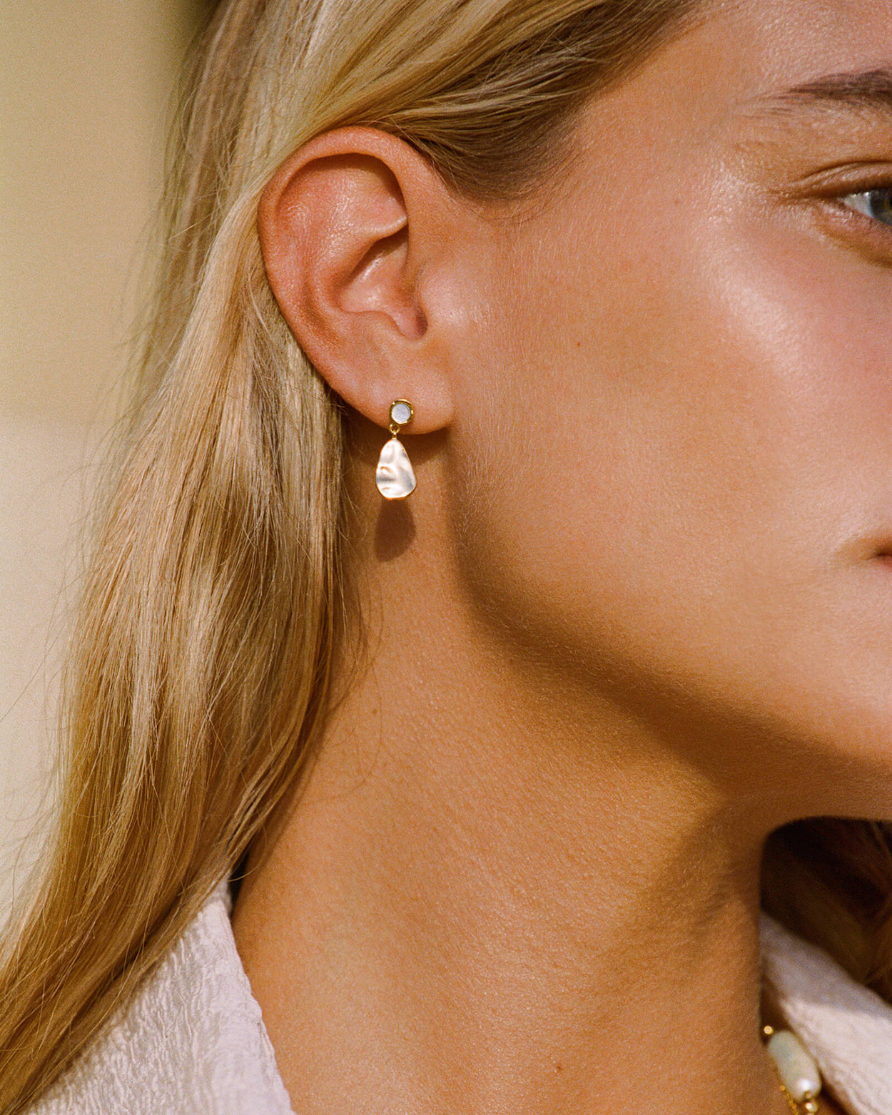 Iridescent Earrings - 18K Gold Plated - Set